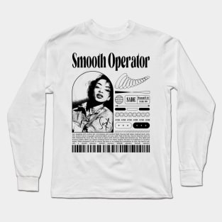 Sade Adu Vintage Smooth Operator Long Sleeve T-Shirt